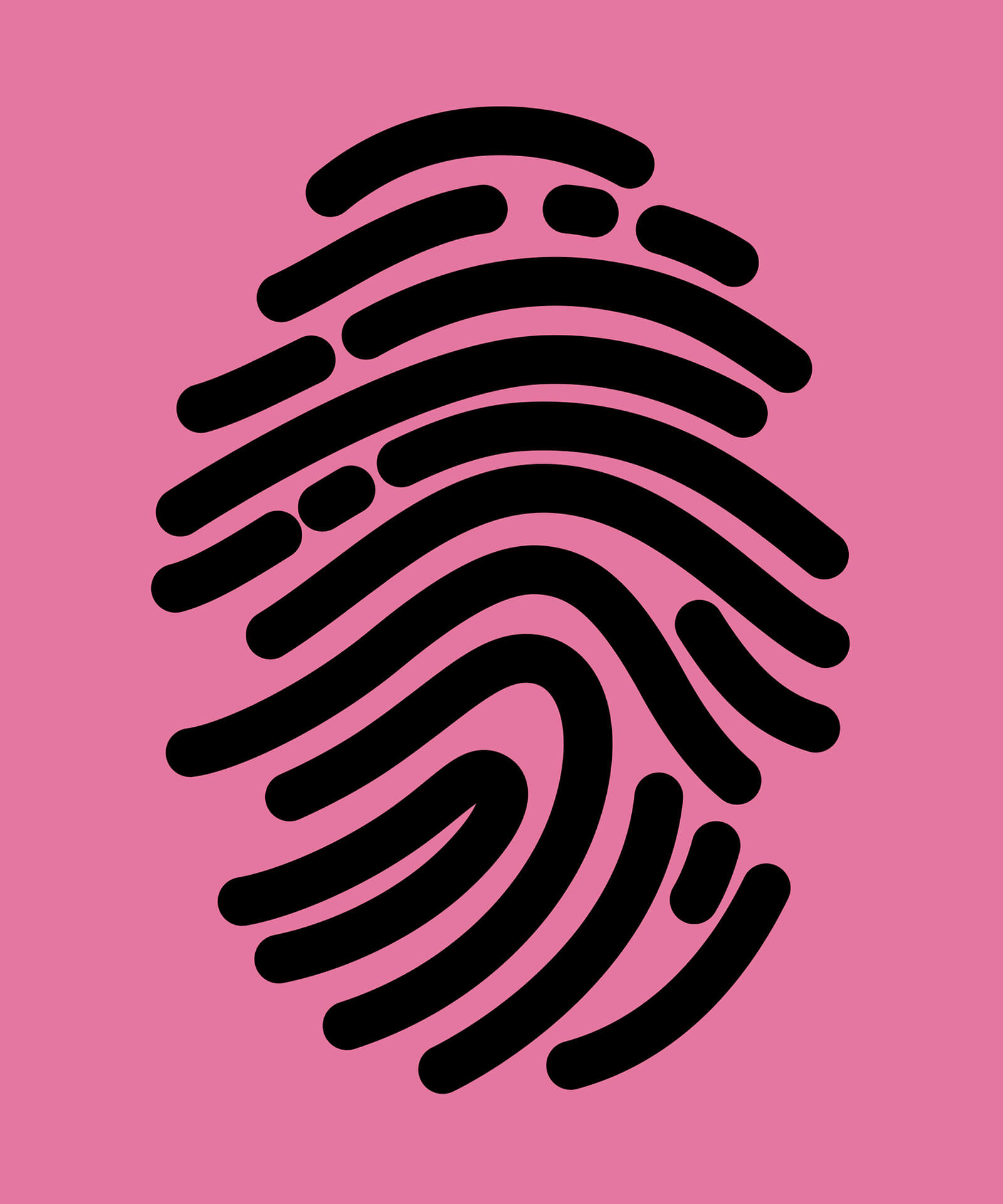 awesome woman fingerprint pink